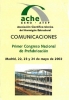 Portada COMUNICACIONES PRIMER CONGRESO NACIONAL DE PREFABRICACIÓN 
